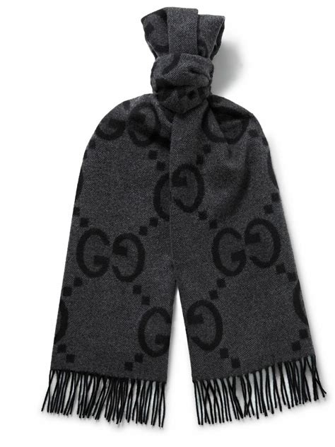 gucci cashmere scarf|gucci wool scarf sale.